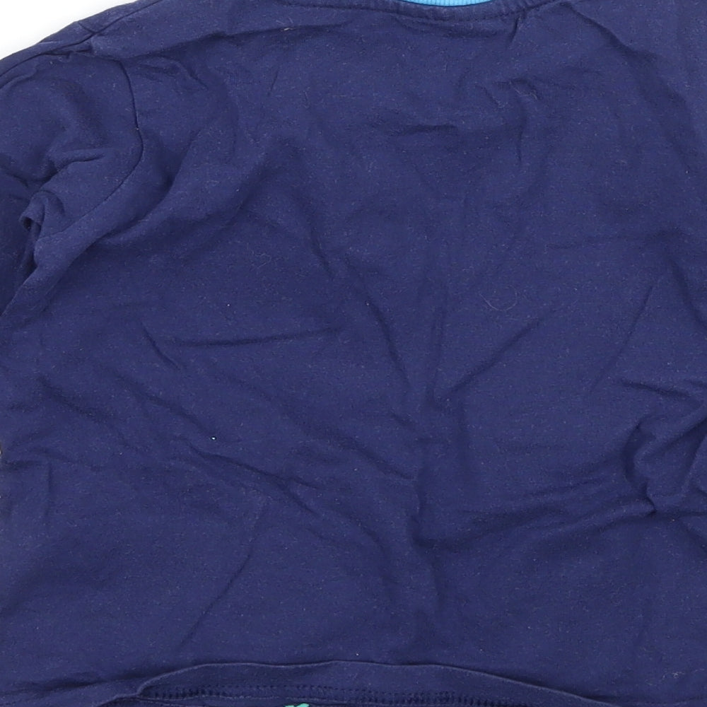 Peppa Pig Girls Blue Geometric Jersey Top Pyjama Top Size 2-3 Years - Peppa Pig