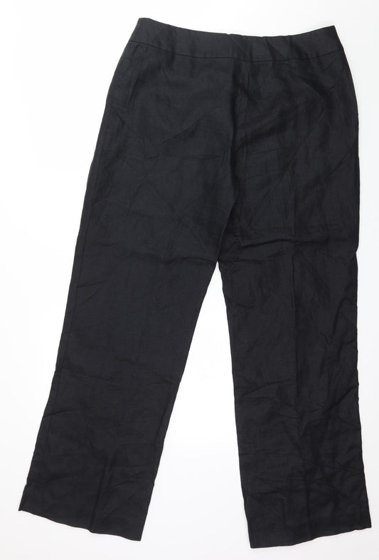 EAST Womens Blue Trousers Size 36 in L31 in