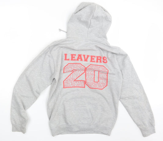 Justhoods Mens Grey Pullover Hoodie Size S - FTPS