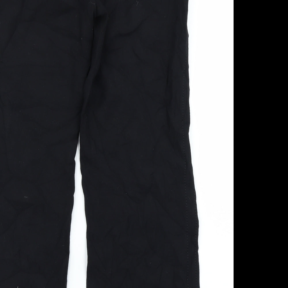Marks & Spencer Womens Black Trousers Size 14 L25 in