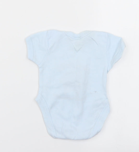 tubby teddy & co Boys Blue Romper One-Piece Size 0-3 Months - Bear