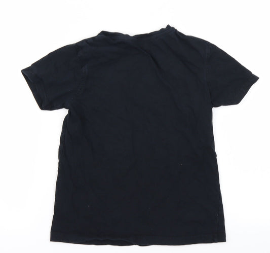George Boys Black Basic T-Shirt Size 9-10 Years