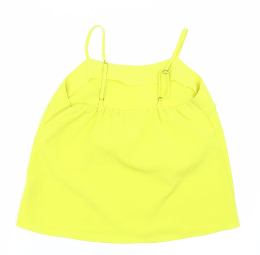 River Island Womens Yellow Camisole Blouse Size 10