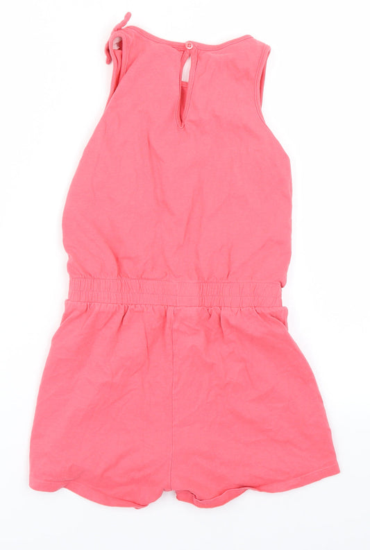 George Girls Pink Playsuit One-Piece Size 8-9 Years