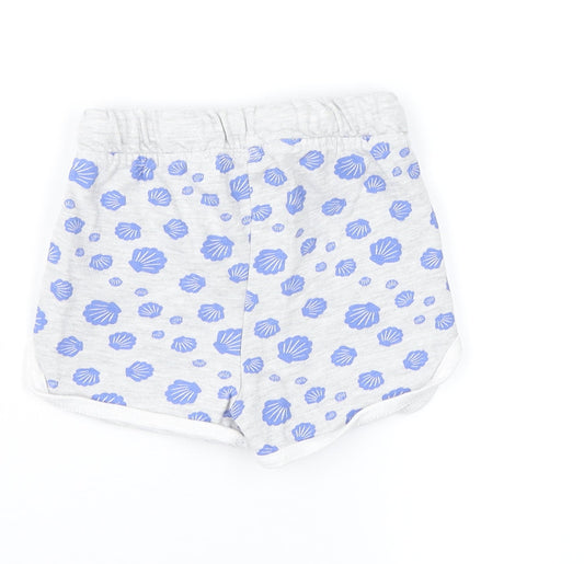 Disney Baby Girls Grey Geometric Cropped Trousers Size 9-12 Months - Minnie Mouse