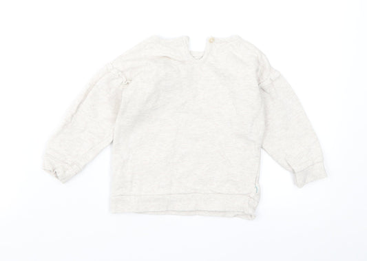 Disney Baby Girls Brown Geometric Pullover Casual Size 12-18 Months - Winnie The Pooh