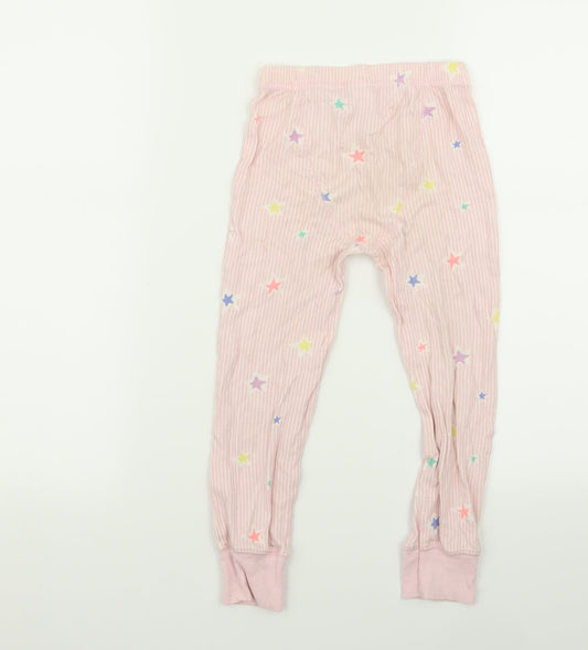NEXT Girls Pink Striped Cami Pyjama Pants Size 4-5 Years