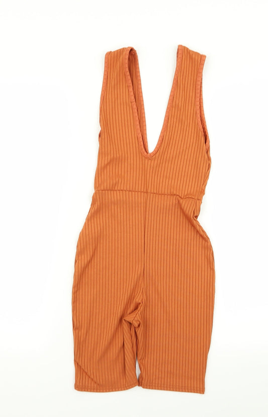 PLT Womens Brown Playsuit One-Piece Size 6