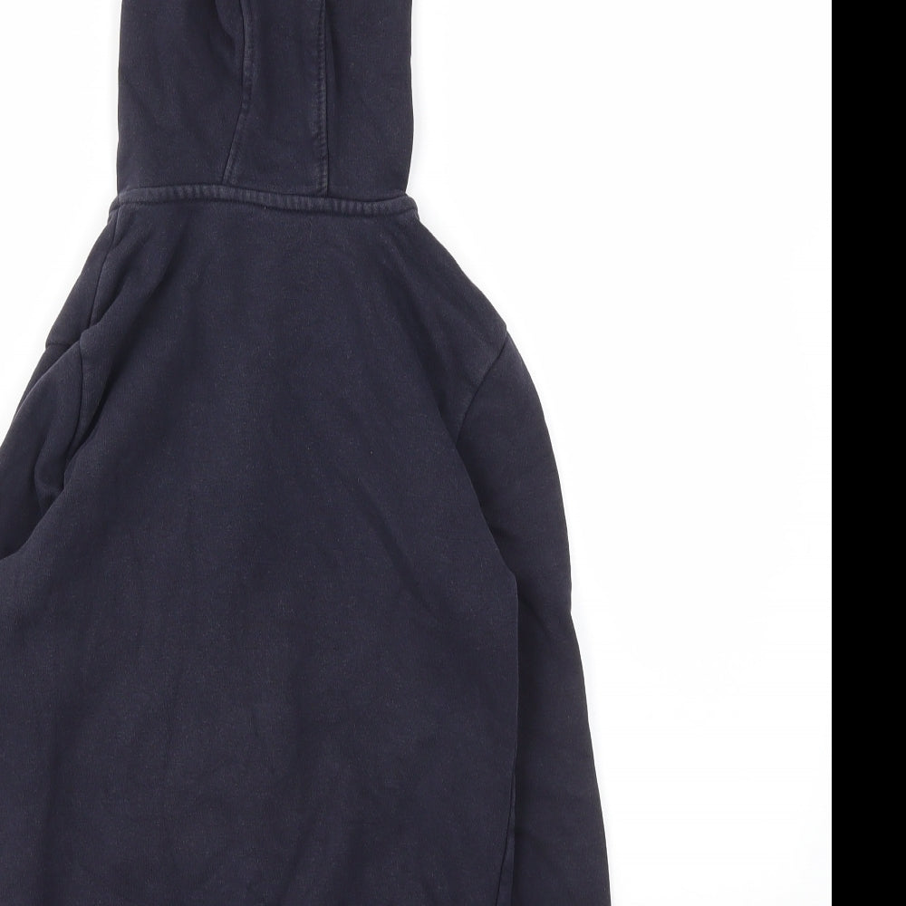 F&F Boys Blue Full Zip Hoodie Size 9-10 Years