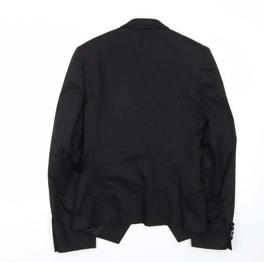 Topshop Womens Black Jacket Blazer Size 38