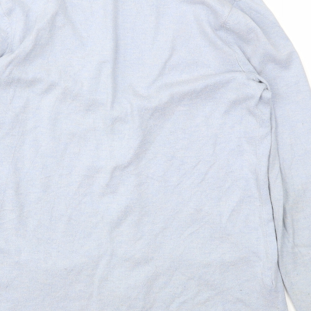 Eddie Bauer Womens Blue Cardigan Jumper Size S