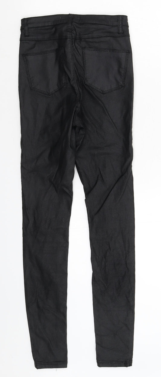 Denim & Co. Womens Black Jegging Leggings Size 6 L27 in