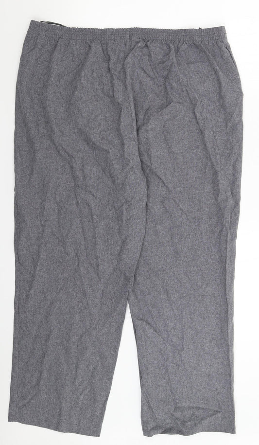 BM Womens Grey Trousers Size 20 L27 in