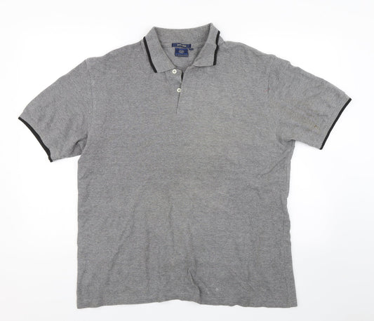 Debenhams Mens Grey Polo Size M