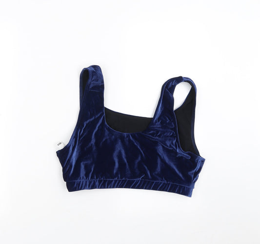 ASOS Womens Blue Cropped Tank - 38G swim top