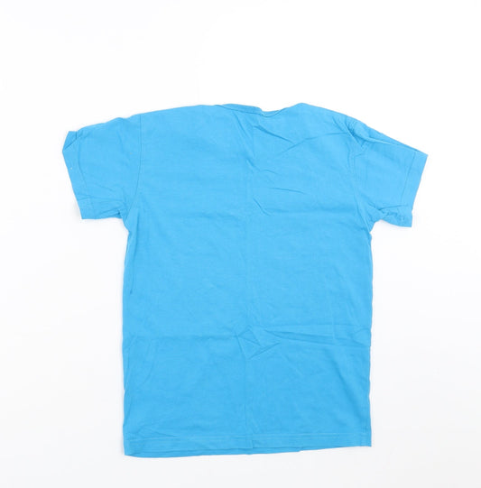elsima Boys Blue Basic T-Shirt Size 9 Years - beach summer