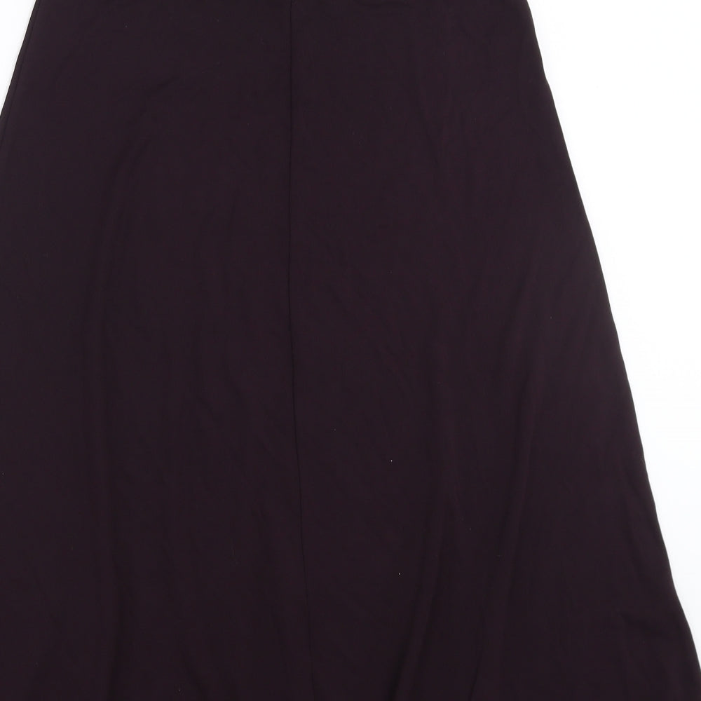 Marks and Spencer Womens Purple A-Line Skirt Size 10