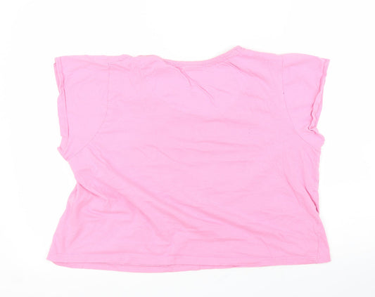 Suzy & Me Womens Pink Basic Casual Size 16 - Butterfly