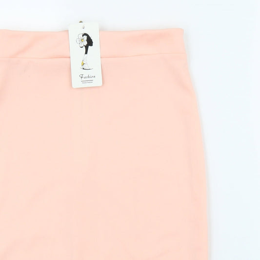 Zhounuif Womens Pink Straight & Pencil Skirt Size S