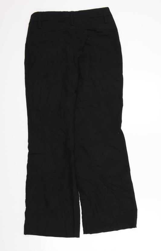 NEXT Womens Black Trousers Size 8 L29 in