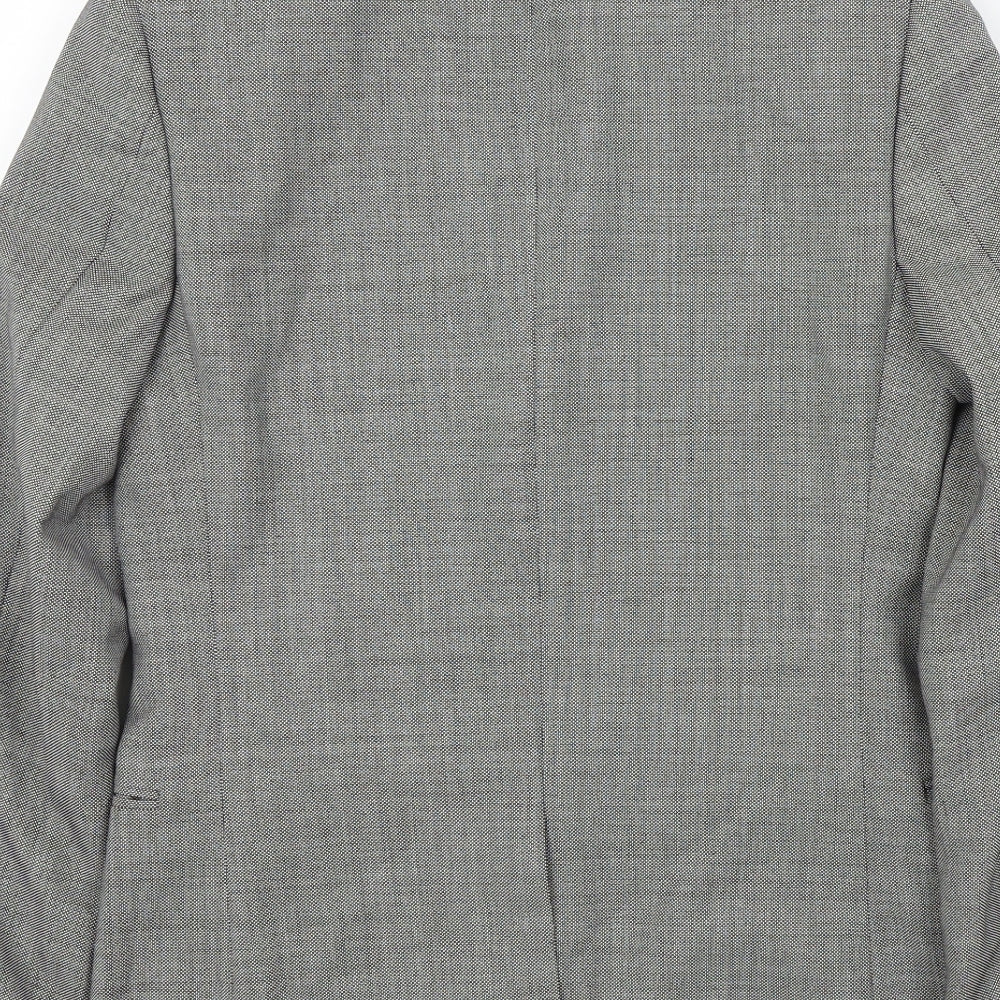 Topman Mens Grey Jacket Blazer Size M