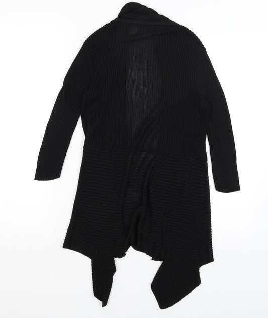 Nutshell Womens Black Wrap Jumper Size S