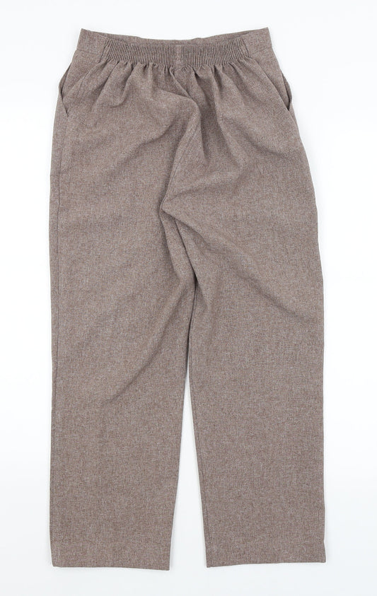 Emma Womens Brown Dress Pants Trousers Size 10 L23 in