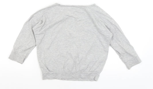 Girl to Girl Girls Grey Pullover Sweatshirt Size 5-6 Years