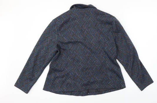 fashion post Womens Grey Jacket Blazer Size 16