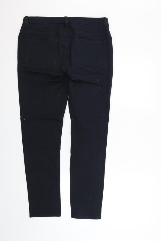 deniem & co Womens Blue Straight Jeans Size 32 in L29 in