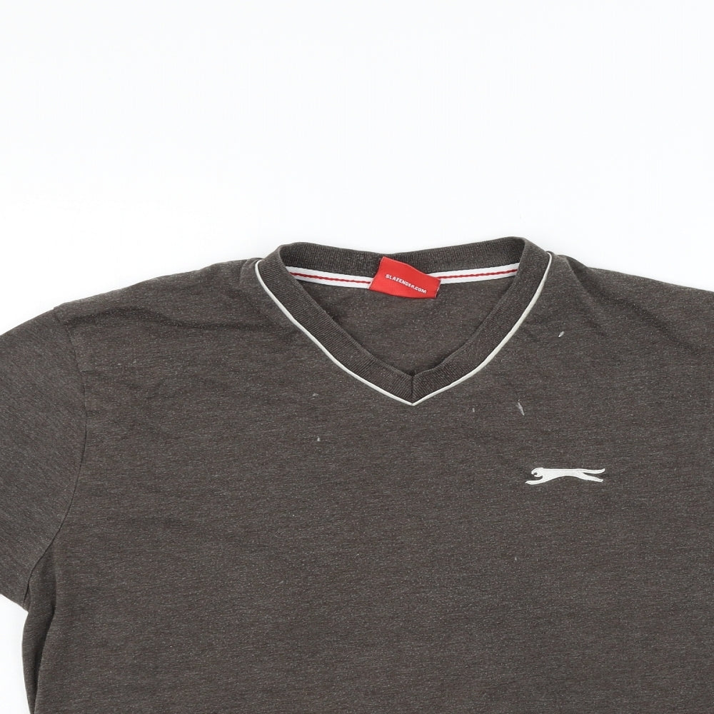 Slazenger Mens Brown T-Shirt Size M