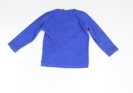 Nickleodeon Girls Blue Pullover Jumper Size 3-4 Years