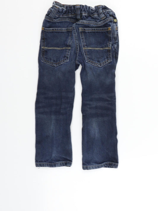 Next Girls Blue Straight Jeans Size 3 Years