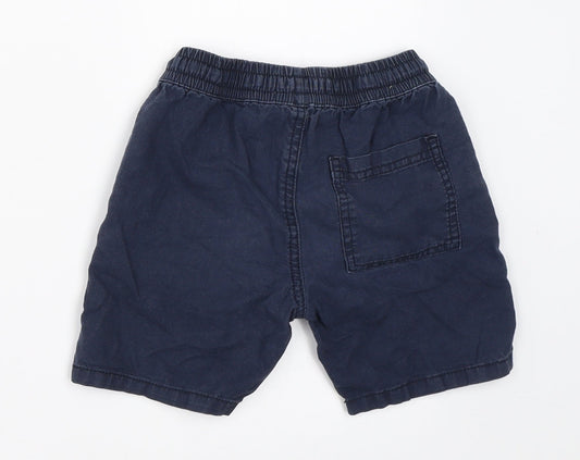 Matalan Boys Blue Chino Shorts Size 4 Years