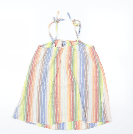Urban Outfitters Womens Multicoloured Striped Basic Tank Size XS