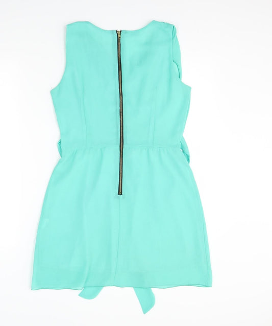 Wal G Womens Green A-Line Size M