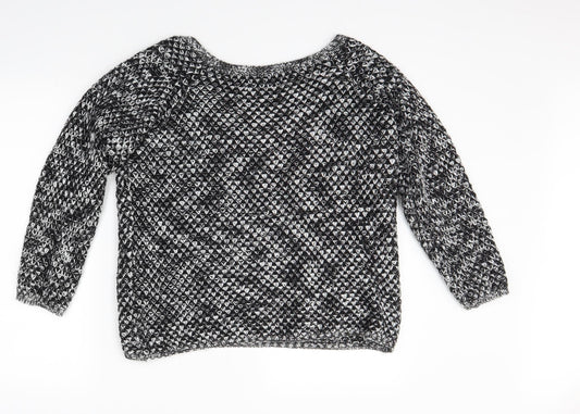 Preworn Womens Black Knit Pullover Jumper Size M