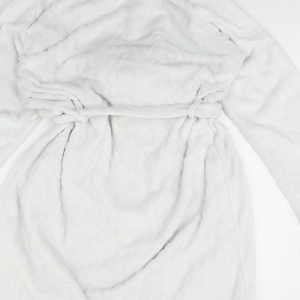 MAKE TIME TO DREAM Womens White Cami Robe Size L
