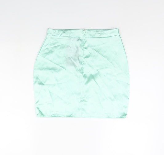 I SAW IT FIRST Womens Green Mini Skirt Size 10