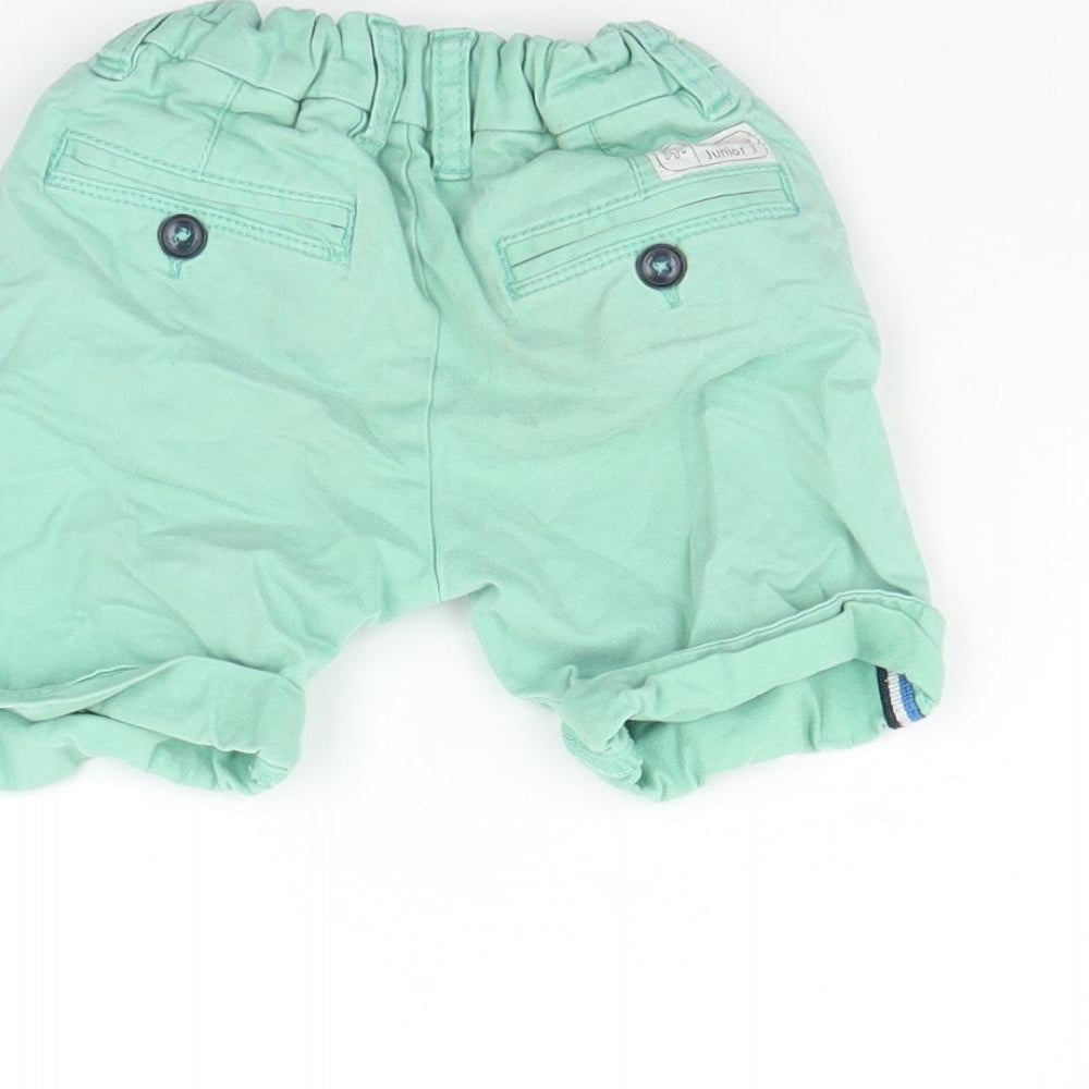 Junior J Boys Green Cropped Trousers Size 18 Months