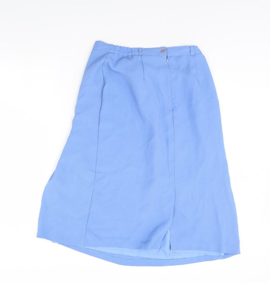 Bonmarché Womens Blue Flare Skirt Size 16