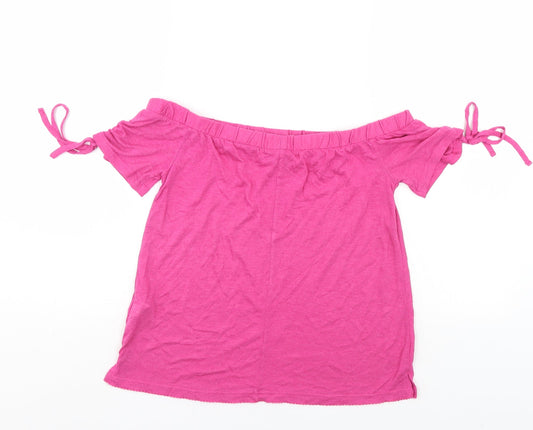 NEXT Womens Pink Basic Blouse Size 6