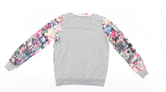 Kylie Girls Multicoloured Fair Isle Pullover Sweatshirt Size 11-12 Years