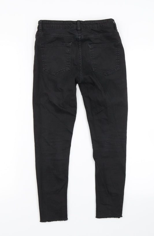 Denim & Co. Girls Black Denim Skinny Jeans Size 8-9 Years