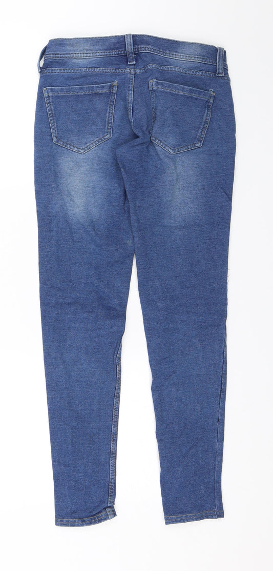 Vanilla Star Womens Blue Denim Skinny Jeans Size 26 in L26 in