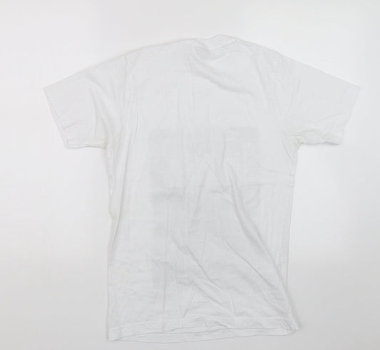 UON Womens White Basic T-Shirt Size S - Do it better