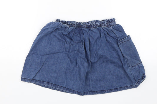 NEXT Girls Blue Mini Skirt Size 4-5 Years