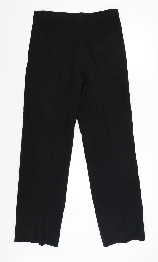 NEXT Womens Black Windbreaker Trousers Size 8 L32 in