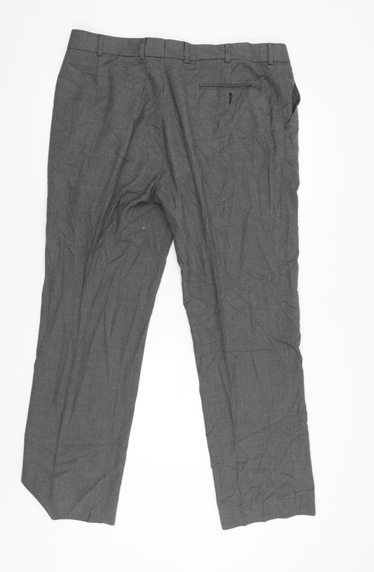 Preworn Womens Grey Trousers Size 38