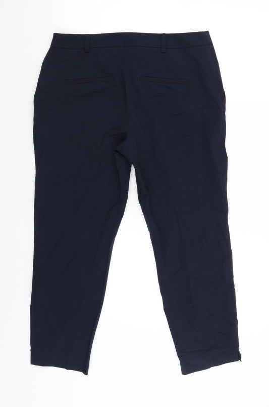 Dorothy Perkins Womens Blue Trousers Size 10 L24 in